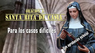 Tienes Causas imposibles Has la Oración a Santa Rita de Casia [upl. by Nonnad631]