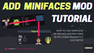 Adding Custom Minifaces to FIFA Tutorial [upl. by Tzong]