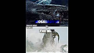 The Meg vs Mosasaurus themeg jurassicworld vsedit vsbattle mosasaurus themeg2 whoisstronger [upl. by Ytsim]