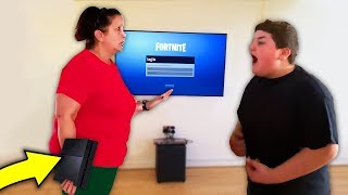 he does THIS to get PS4 back fortnite [upl. by Ellenid265]