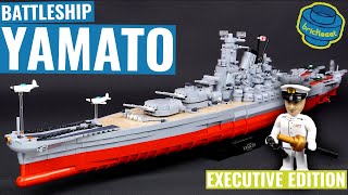 Battleship YAMATO  Executive Edition  COBI 4832 Speed Build Review [upl. by Aisatal655]