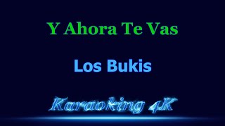 Los Bukis Y Ahora Te Vas Karaoke 4K [upl. by Thurlow]