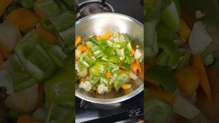 Easy Instant Healthy Veggies Fry 😋 trending youtubeshorts [upl. by Osicnarf]