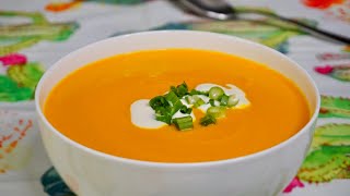 Crema de zanahoria muy rica y fácil Esta receta te encantará 🥕 cocinadeignacio [upl. by Nyla]