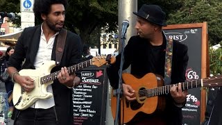 Street music Didi and Issem Aisha Hackescher Markt Berlin [upl. by Bunns327]