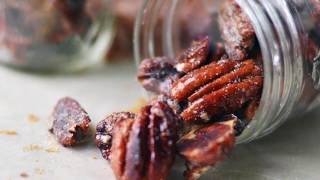 Easy Recipe  Honey Roasted Pecans [upl. by Lalo]