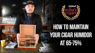 How to Maintain Your Cigar Humidor at 6575 [upl. by Delainey388]