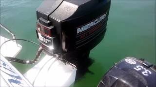 Bayliner 2452 outboard conversion Buzzards Bay tour [upl. by Lehcnom170]