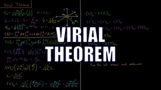 Quantum Chemistry 79  Virial Theorem [upl. by Ilrahc]