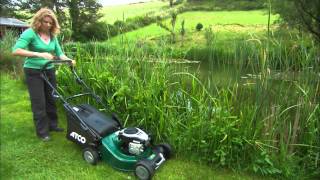 Atco Petrol 4 Wheel Lawnmowers [upl. by Skilken]