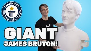 Tallest 3Dprinted sculpture of a human  Science amp Stuff [upl. by Leon942]