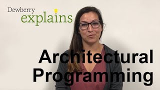 What is Architectural Programming [upl. by Amikehs]