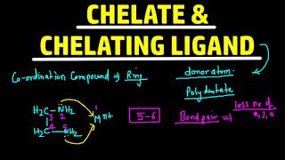 chelate and chelating ligand [upl. by Parke168]