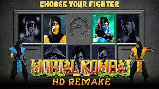 MORTAL KOMBAT 1 RECREATED Mortal Kombat quotHD REMAKEquot Gameplay Mortal Kombat 11 Kountdown [upl. by Ilrak]