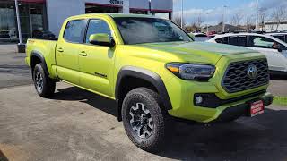 2023 Toyota Tacoma TRD OffRoad in Electric Lime [upl. by Jocko876]