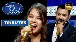 Senjuti संग Aditya ने गाया Taal Se Taal Mila  Indian Idol S13  Tributes [upl. by Tacy]