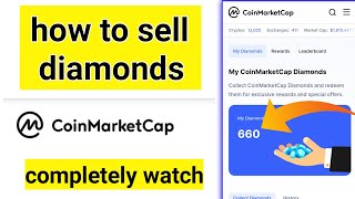 how to sell coinmarketcap diamonds  coinmarketcap diamonds [upl. by Seko201]