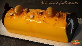 ❅ Recette de Bûche de Noël Abricot Vanille Noisette ❅ [upl. by Chris]