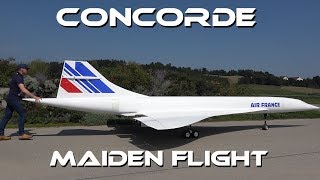 GIGANTIC 10 METER LARGE RC CONCORDE  MAIDEN FLIGHT [upl. by Vic]