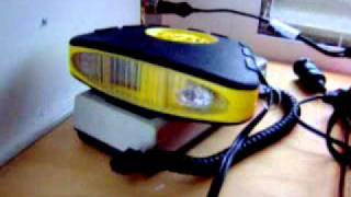 Harbor Freight 12 v ceramic heater [upl. by Anirbaz]