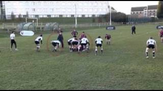 Phil Larders Iron Curtain Defence rugby coaching video [upl. by Dranrev]