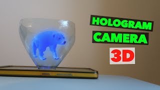 Turn your Smartphone into a 3D Hologram DIY hologram PROJECTOR [upl. by Amsden556]