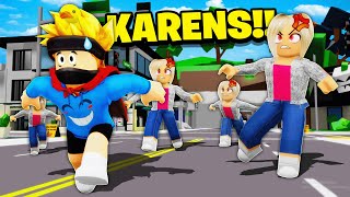 KAREN INVASION in Roblox Brookhaven RP [upl. by Persons9]