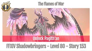 FFXIV Unlock Paglthan  The Flames of War  Story Guide 153  Shadowbringers [upl. by Neenaj624]