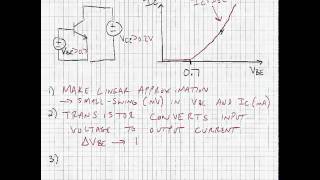 ECE 3110  Lecture 1d BJT Transconductance New [upl. by Nodroj]