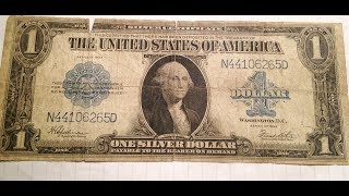 1923 quotHorse Blanketquot Silver Certificate [upl. by Ahsima]