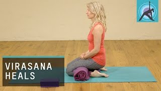 The Healing Powers of Virasana Yoga Pose [upl. by Jamel705]