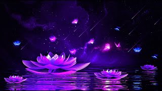 Peaceful Night 💜 Soothing Deep Sleep Music ★ Calming Meditation Healing 528Hz [upl. by Alair]