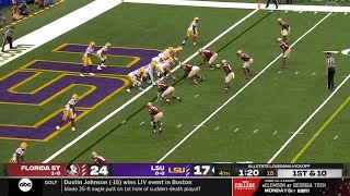 Florida State vs LSU CRAZY Ending  2022 College Football [upl. by Ameer537]