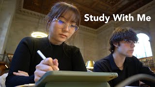 11232022 study with me and gage at New York Public Library  realtime  no music [upl. by Nadoj701]