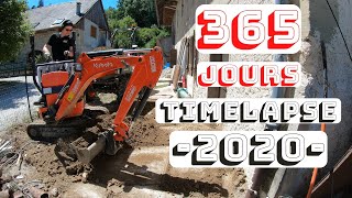 TIMELAPSE 1 YEAR 2020 1800S HOUSE RENOVATION IN FRENCH ALPS [upl. by Kelwen]