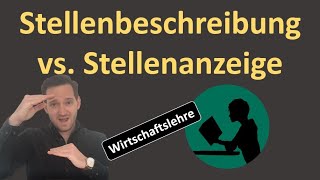 Stellenbeschreibung versus Stellenanzeige [upl. by Enirbas]