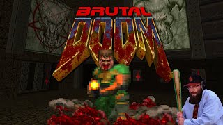 BRUTAL DOOM v22  Doom Mod Madness LIVE [upl. by Euqinahc308]