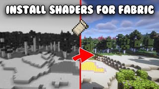 How to Install Shaders for Fabric [upl. by Eceer16]