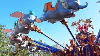 Dumbo The Flying Elephant Full POV Ride Experience 2020 Magic Kingdom  Walt Disney World [upl. by Keeryt]