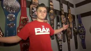 HOW I HANG MY WWE CHAMPIONSHIP TITLE BELTS [upl. by Adolfo905]