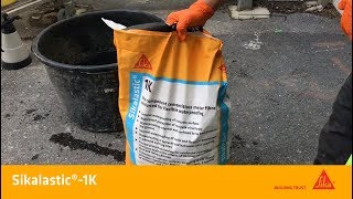 Sikalastic®1K Vattentätande fiberförstärkt cementbruk [upl. by Maurey]