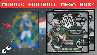 STAINED GLASS 2023 Mosaic Football Mega Box Review Walmart Edition [upl. by Oz]