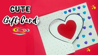 CUTE DIY GIFT CARDS super easy crafts [upl. by Statis220]