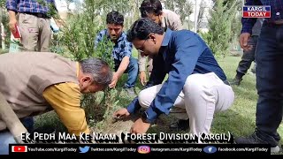 Ek Pedh Maa Ke Naam Rgyal Khatoon Forest Park Forest Div Kargil [upl. by Metabel]