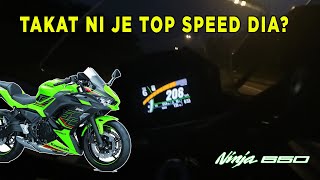 TOP SPEED MODENAS NINJA 650 [upl. by Paulita584]