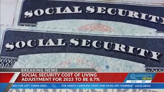 Social Security COLA increase for 2023 officially announced [upl. by Nidia879]