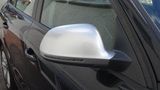 Audi Q3 Spiegelkappe tauschen Blinker tauschen RS  replace Mirror Cap [upl. by Kimball]