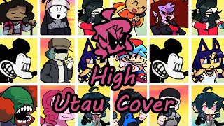 High but Every Turn a Different Character Sings  UTAU Cover [upl. by Einal]