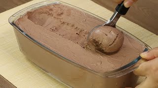 Delicioso helado de chocolate con solo 3 ingredientes [upl. by Laure]