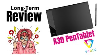 Veikk A30 Pen Tablet  LongTerm Review [upl. by Arytahs87]